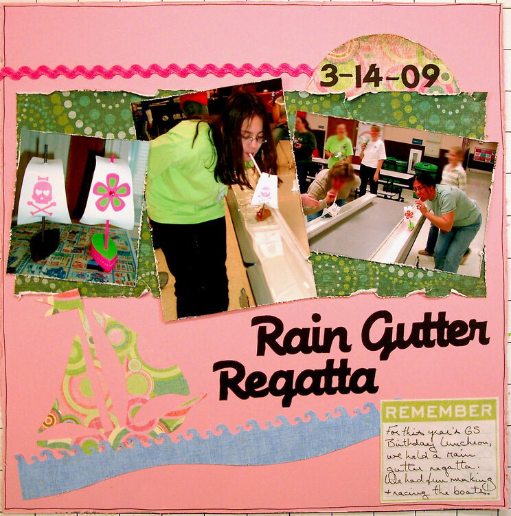 Rain Gutter Regatta