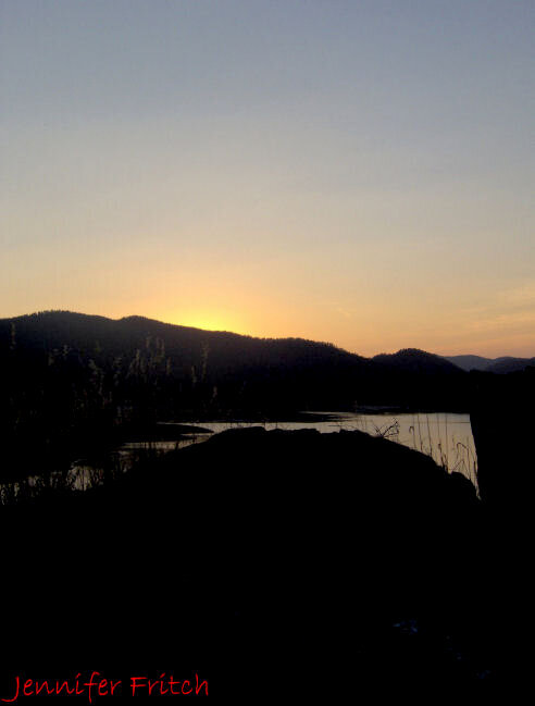 Pactola Lake, SD sunset