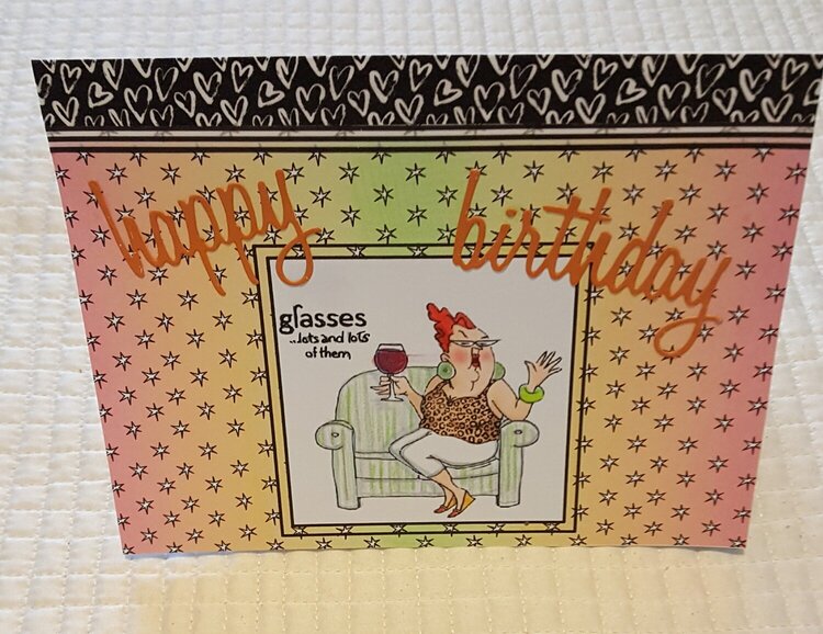 Glasses &amp; More Glasses Birthday Card