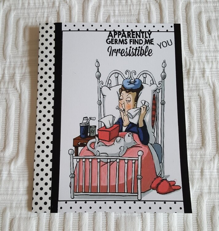 Germs Find You Irresistible Get Well Card