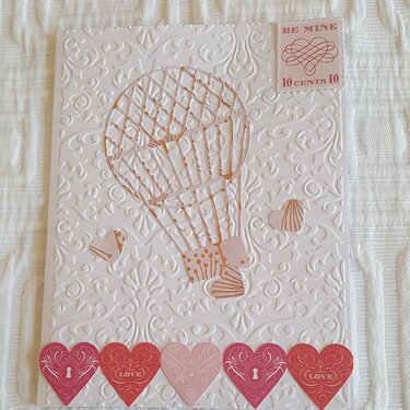 Valentine Hot Air Balloon Card