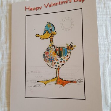 Duck Valentine Card