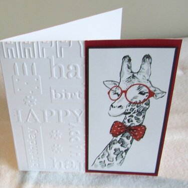 Hope Your Birthday Is Spec-tacular Embossed Card