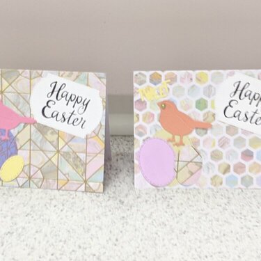 Happy Easter Bird &amp; Easter Egg Card