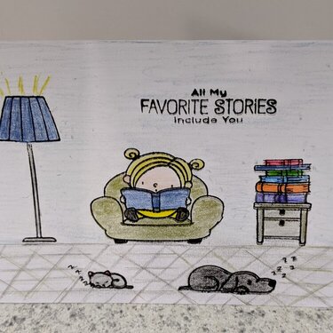 My Favorite Bookworm Back-To-School Card