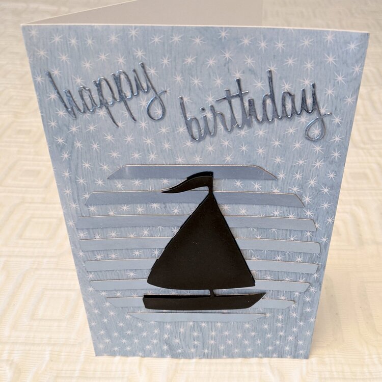 Happy Birthday Sail Boat
