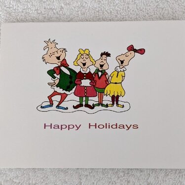 Happy Holidays Grinchmas 5 Note Cards