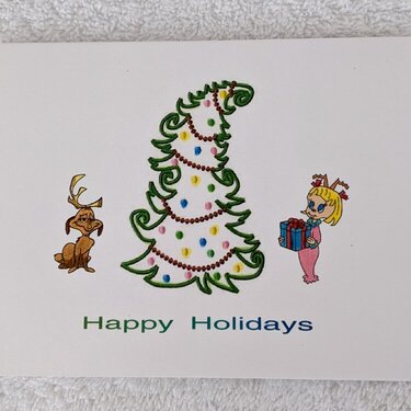 Happy Holidays Grinchmas 2 Note Cards