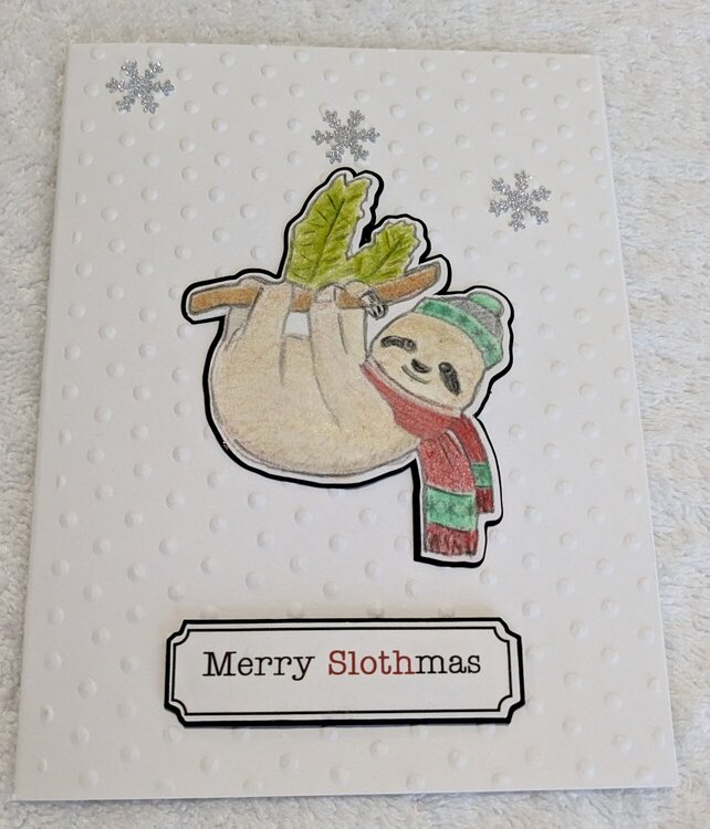 Merry Slothmas Christmas Cards