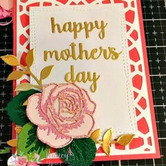 Mother's Day Layered roses card