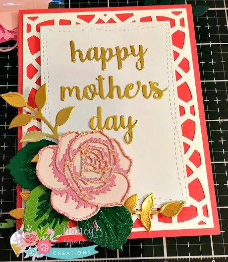 Mother&#039;s Day Layered roses card