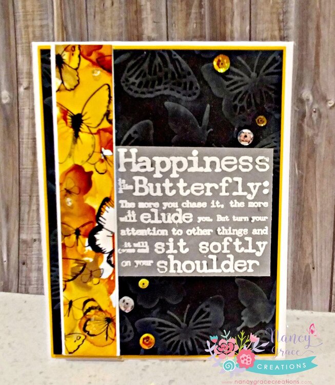 Beautiful butterfly encouragement