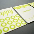 L Letterpress Birthday Project Life cards