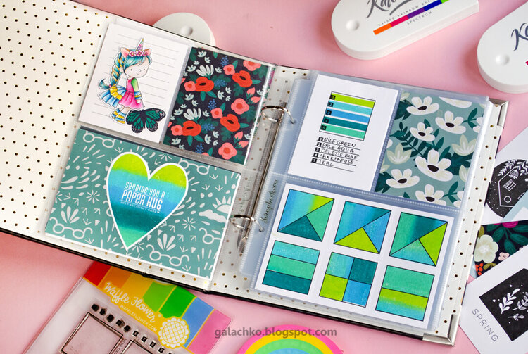 Album 6x9 Swatch book