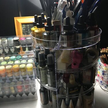 Craft Tower 1 - inks and sprays