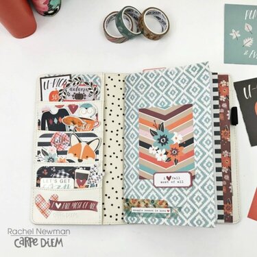 Fall Setup in my Carpe Diem Traveler's Notebook