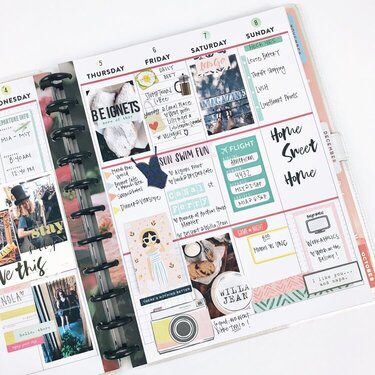 Memory Planner with Crate Paper Sticker Book