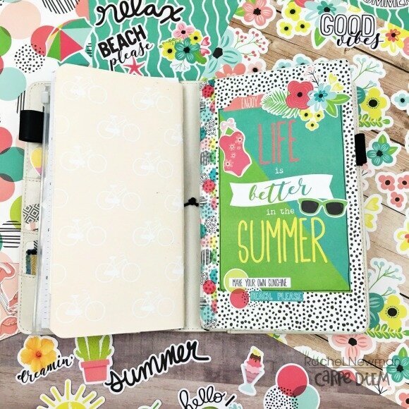 Summer Fun in my Travelers Notebook
