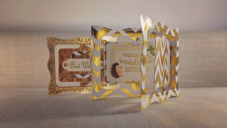 Accordion Gift Card - Back View