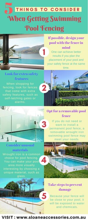 5 Things to Consider When Getting Swimming Pool Fencing