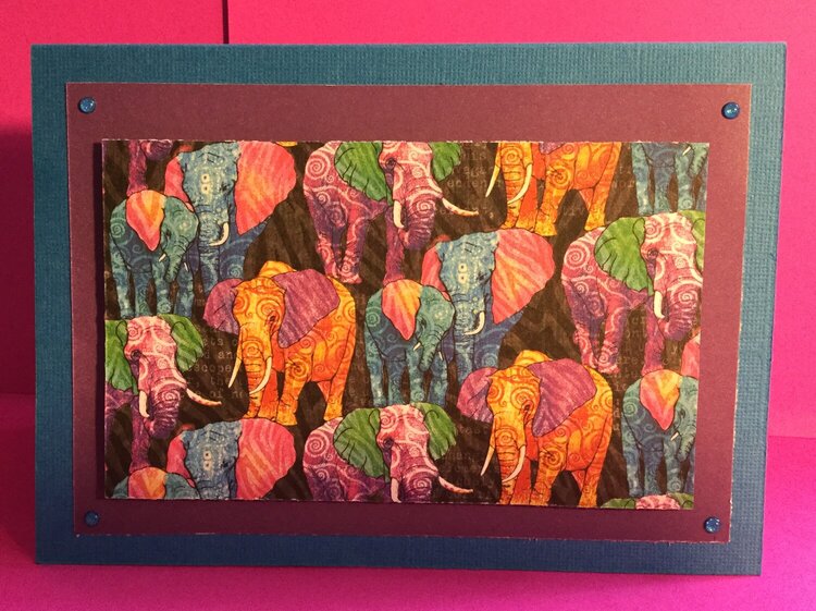 Pop Up Elephant-Theme Thank You Card