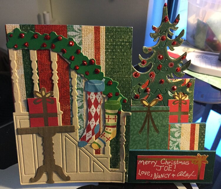 Die Machine Christmas Step Card