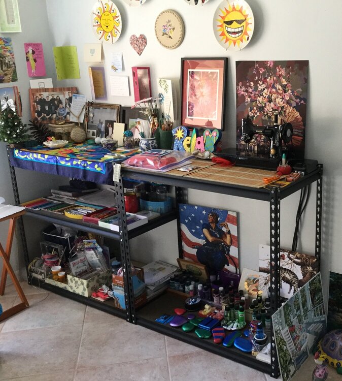 Three Pictures of my Crafting Studio