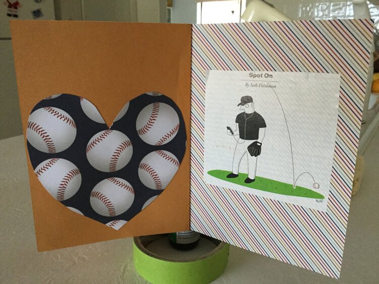Speedy Recovery Baseball Themed Card With Spinning Baseball