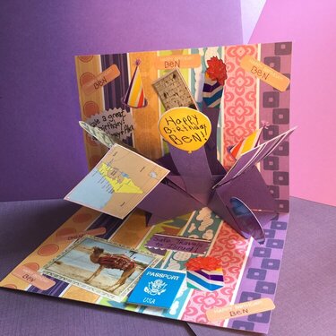 Scatter Pop-Up Birthday Card