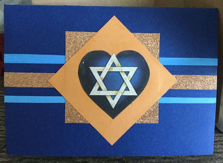 Front of Hannukah Card