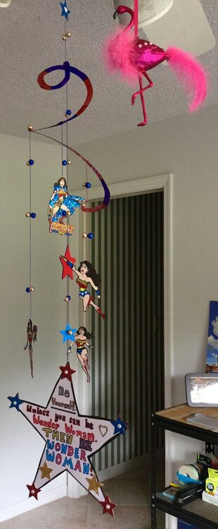 My Wonder Woman Mobile Made for My Crafting Paradise