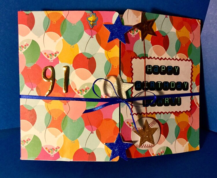 Longest Birthday Card Ever - FRONT of  Card