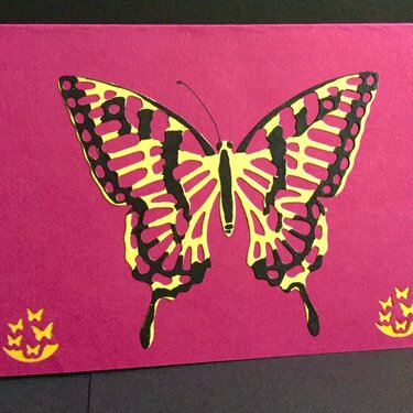 Thank You Card from a Butterfly