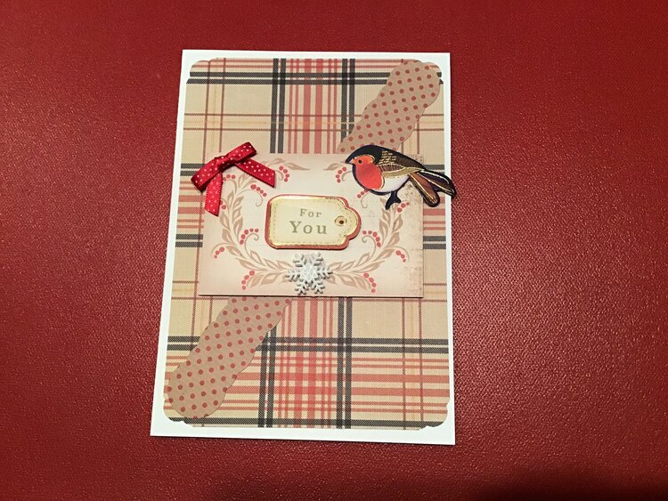 Plaid Christmas Card