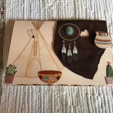 Southwestern Card for my wonderful friend.