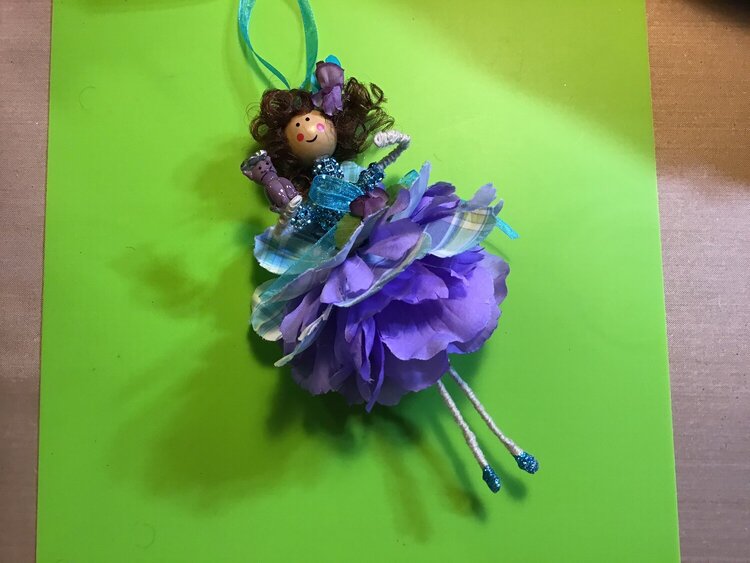 I created this Fairy Doll for Jess on her Birthday