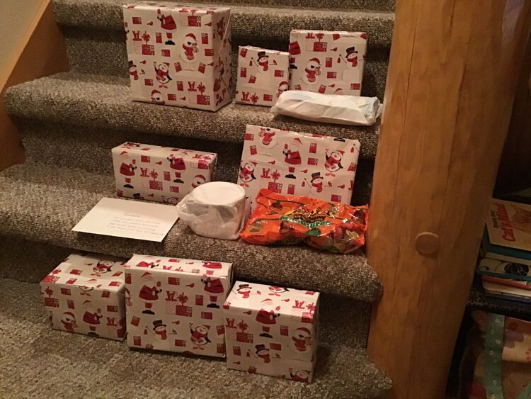 Secret Santa gifts were delivered