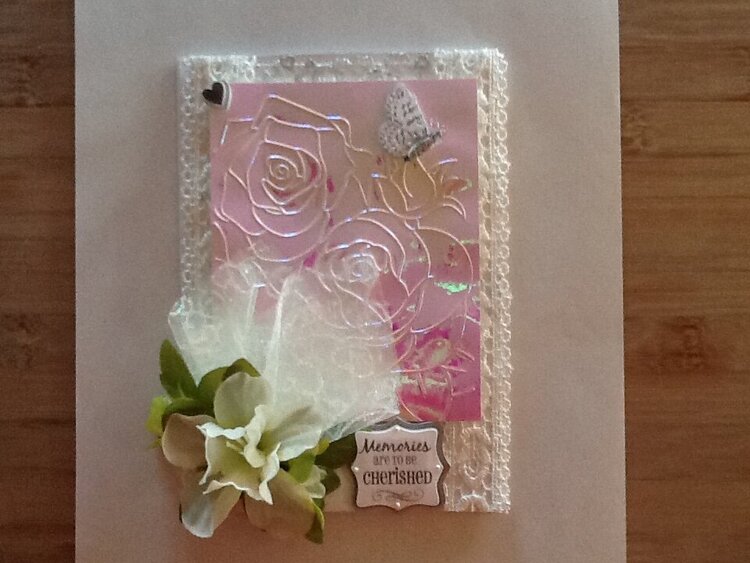 Another picture of wedding rose card