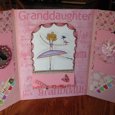 Birthday Layout for my Granddaughter 8 years old.