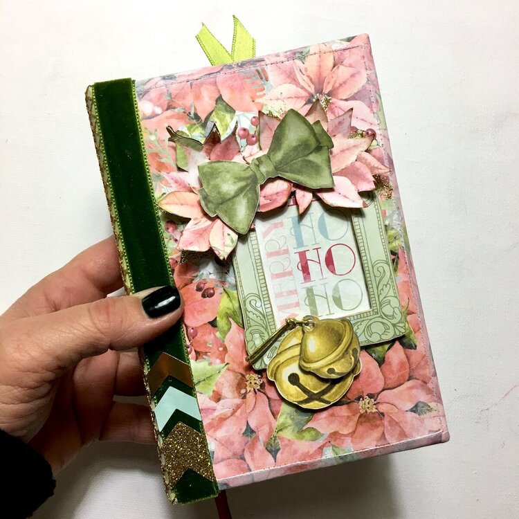 Carousel Christmas Altered Book