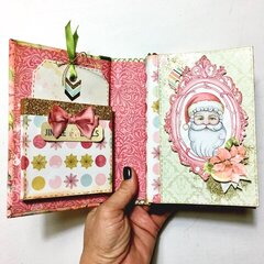 Carousel Christmas Altered Book