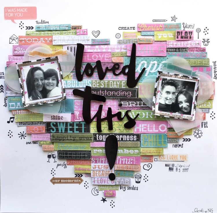 Loved This Scrapbook Layout