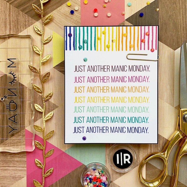 Manic Mondays card