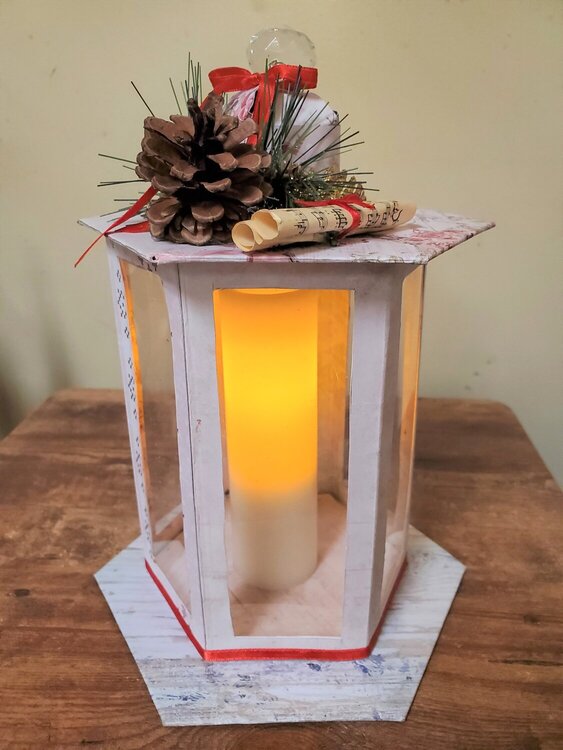 Merry and Bright Holiday Lantern