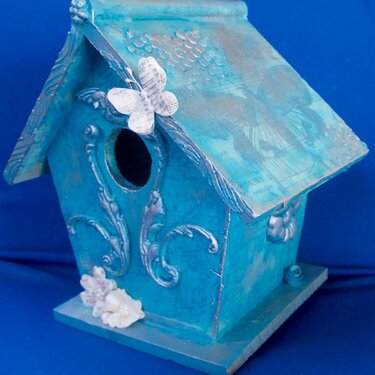 Mixed Media Birdhouse