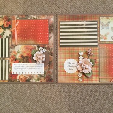 Family double page layout - will personalize
