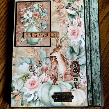 Premade folio album in my Etsy shop