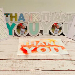 Five Thank You Cards With One Silhouette Cut File