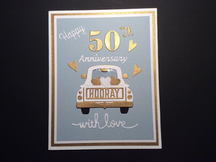 50th Anniversary card