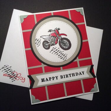 Masculine birthday card